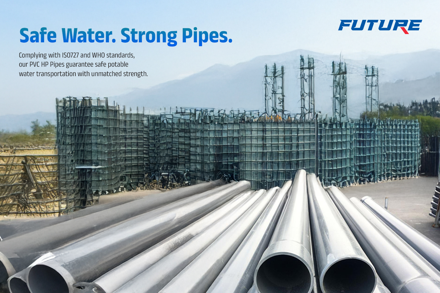 Built for Pressure, Made for Performance – Discover Future Plastics’ PVC HP Pipes in Oman