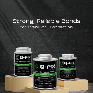 trong bonds. Reliable connections.

Q-Fix Canada PVC Solvent Cement – Built for every PVC joint with lasting strength.