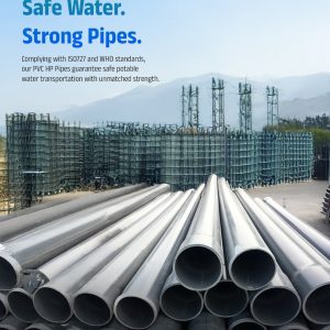 Upgrade your projects with durable and high-performance PVC HP pipes in Oman